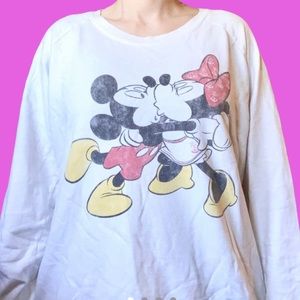 Disney Mickey & Minnie Smooch Sweatshirt